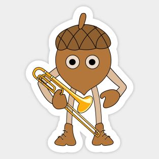 Trombone Nut Sticker